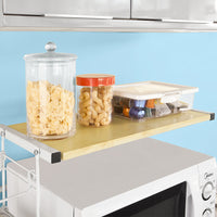 Porta Microonde,Forno Microonde,Mensola Microonde Legno FRG092-N