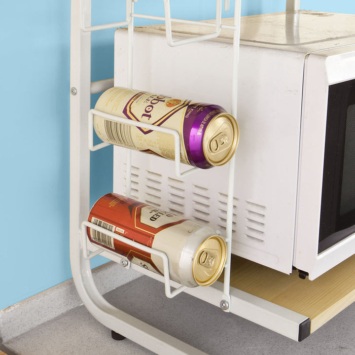 Porta Microonde,Forno Microonde,Mensola Microonde Legno FRG092-N