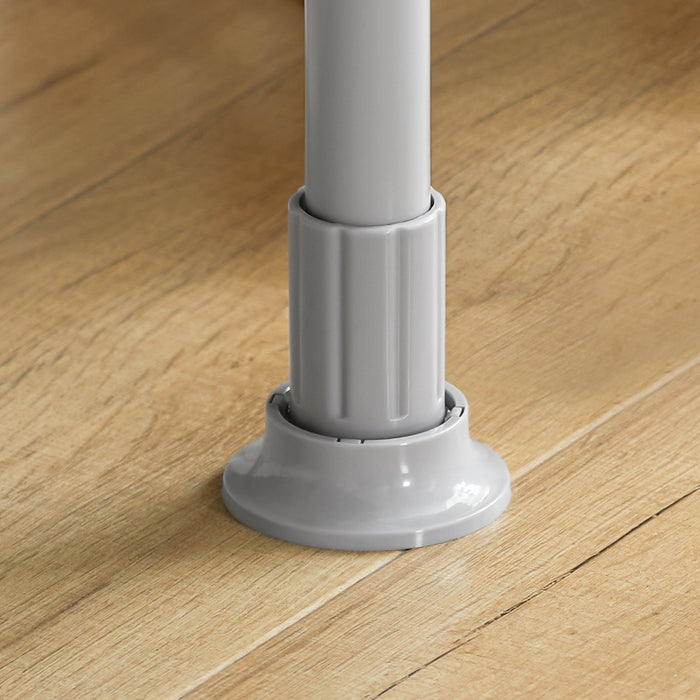 Cabina Armadio Guardaroba Componibile Appendiabiti Grigio FRG109-HG