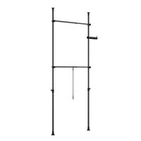 SoBuy Cabina armadio in metallo 126x27x295cm FRG109-II-SCH