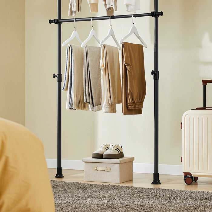 SoBuy Cabina armadio in metallo 126x27x295cm FRG109-II-SCH