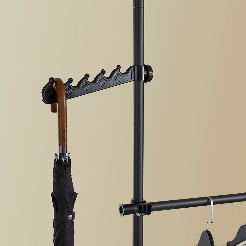 SoBuy Cabina armadio in metallo 126x27x295cm FRG109-II-SCH