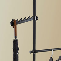 SoBuy Cabina armadio in metallo 126x27x295cm FRG109-II-SCH