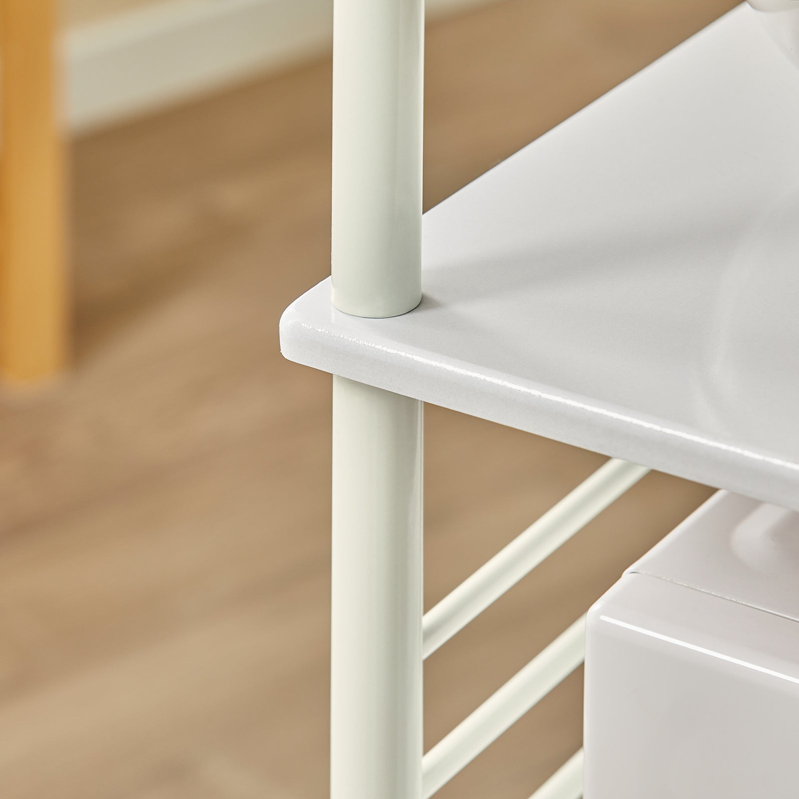 Mensole per Forno a microonde, Carrello da cucina, armadietto cucina Bianco FRG12-W