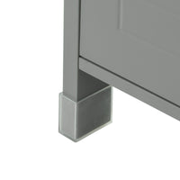 Mobile Bagno Colonna mobiletto Bagno salvaspazio Grigio L30*P30*A90 cm Grigio Scuro FRG127-SG