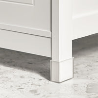 Mobile Sottolavabo Per Bagno con Poggiapiedi Sottolavabo Bagno Mobile Bagno Sottolavabo Bianco FRG128-II-W