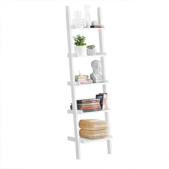 Scaffale a scala,Librerie, Scaffale da angolo Bianco FRG17-W