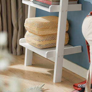 Scaffale a scala,Librerie, Scaffale da angolo Bianco FRG17-W