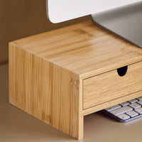 supporto monitor pc da scrivania con due cassetti FRG198-N