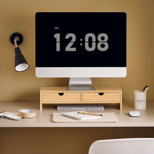 supporto monitor pc da scrivania con due cassetti FRG198-N