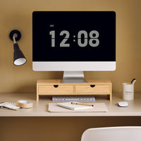 supporto monitor pc da scrivania con due cassetti FRG198-N