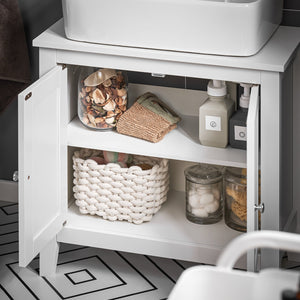 Mobiletto Bagno Colonna Bagno Cassettiera Bagno Bianco Con Cassetti Frg202-W