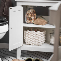 Mobiletto Bagno Colonna Bagno Cassettiera Bagno Bianco Con Cassetti Frg202-W