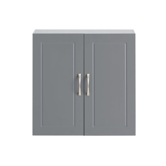 Armadietto pensile da bagno Mobile da parete per il cucina 2 ante 60x30x30cm Grigio FRG231-DG