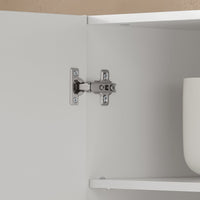 Armadietto pensile da bagno Mobile da parete per il cucina 3 ante 90x30x60cm Bianco FRG231-L-W