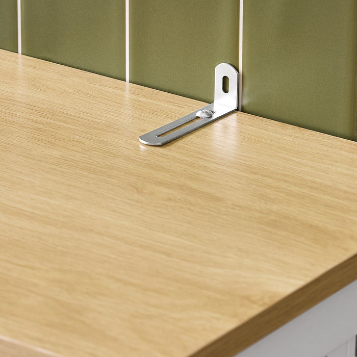 mobile a colonna bagno salvaspazio Bianco Con Cassetti Bianco-Naturale L32*A170*P30 cm, FRG236-WN