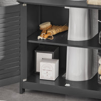 Mobiletto Bagno Cassettiera Bagno Armadietto Bagno Mobile Sottolavabo per Bagno Grigio FRG237-II-DG SoBuy