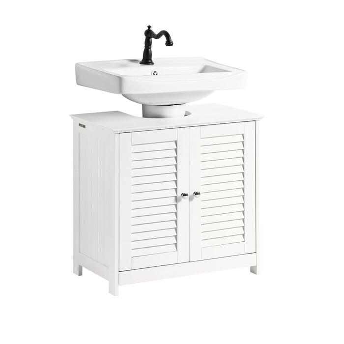 Mobiletto Bagno Cassettiera Bagno Armadietto Bagno Mobile Sottolavabo per Bagno Bianco FRG237-II-W SoBuy