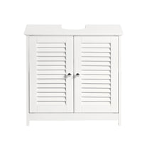 Mobiletto Bagno Cassettiera Bagno Armadietto Bagno Mobile Sottolavabo per Bagno Bianco FRG237-W