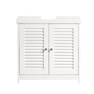 Mobiletto Bagno Cassettiera Bagno Armadietto Bagno Mobile Sottolavabo per Bagno Bianco FRG237-W