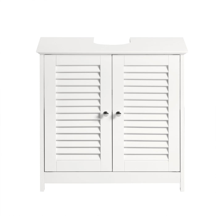 Mobiletto Bagno Cassettiera Bagno Armadietto Bagno Mobile Sottolavabo per Bagno Bianco FRG237-W