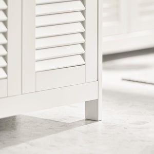 Mobiletto Bagno Colonna Bagno Cassettiera Bagno Con Cassetti Bianco FRG238-W