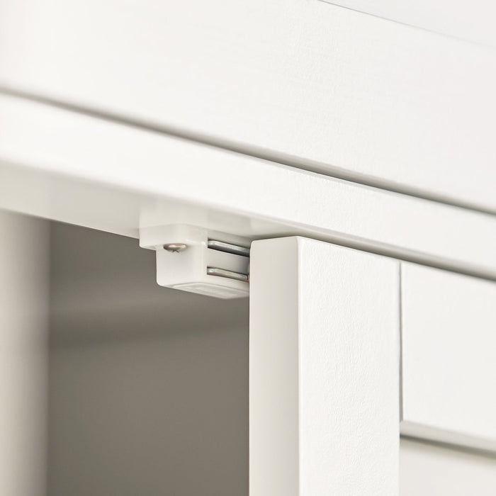 Mobiletto Bagno Colonna Bagno Cassettiera Bagno Con Cassetti Bianco FRG238-W