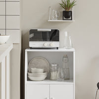 Mobiletto per Forno a microonde,Carrello da cucina,credenza,FRG241-W