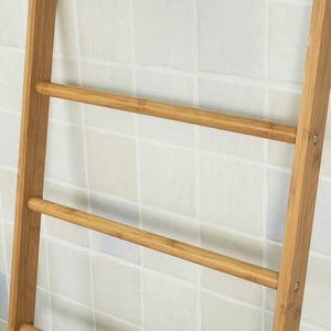 FRG263-N, Scaffale Scala con portabiancheria salvaspazio,organizzare la bagno,impermeabile