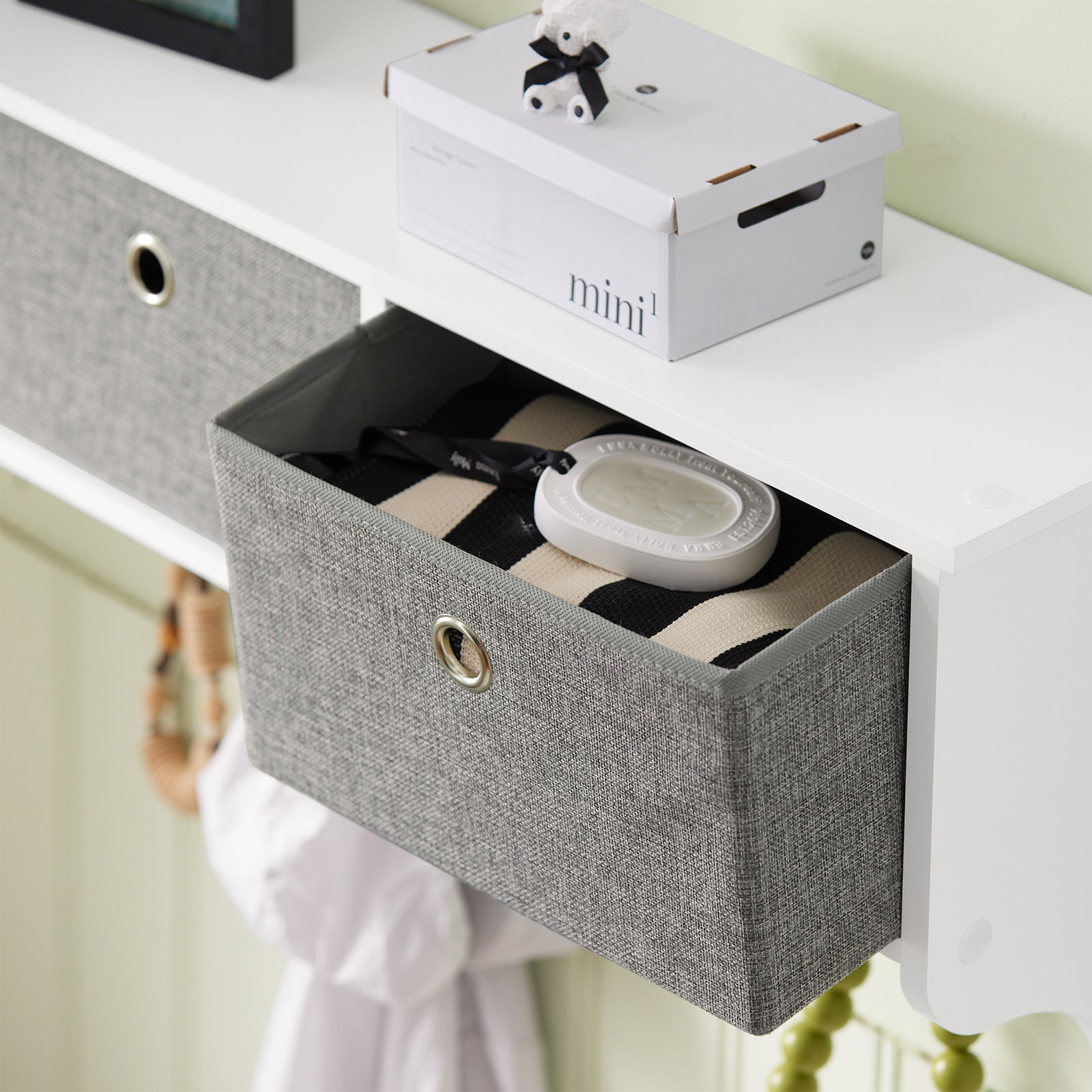 Portachiavi da Muro Ingresso Attaccapanni da Muro Bianco FRG282-W SoBuy