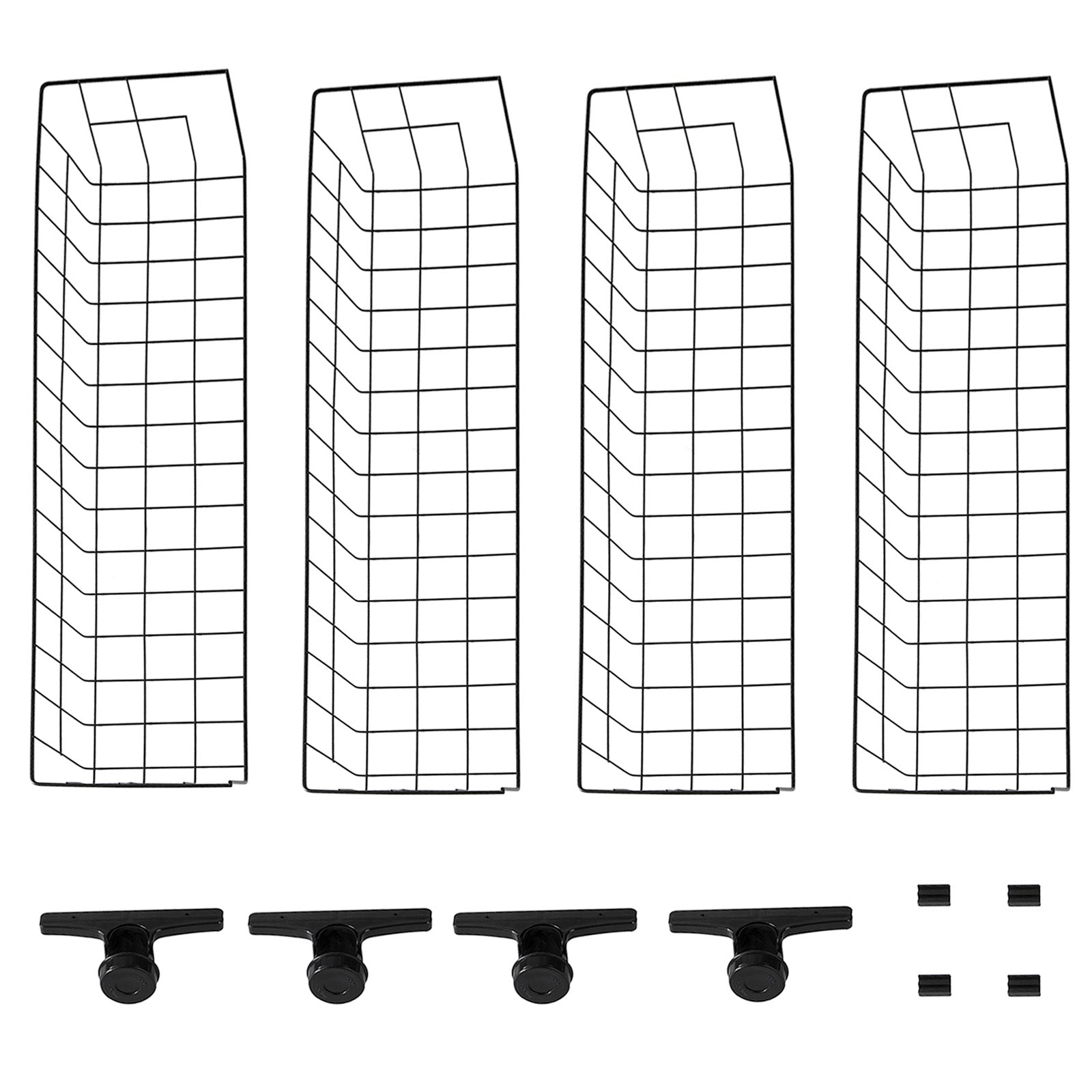SoBuy 2 cesti per cabina armadio componibile Cestini portaoggetti organizer armadio FRG34-P02