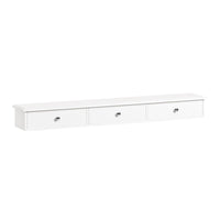 Consolle Con 3 Cassetti Libreria Scaffale A Scala Libreria A Scala Bianco FRG43-L-W SoBuy