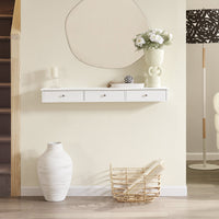 Consolle Con 3 Cassetti Libreria Scaffale A Scala Libreria A Scala Bianco FRG43-L-W SoBuy