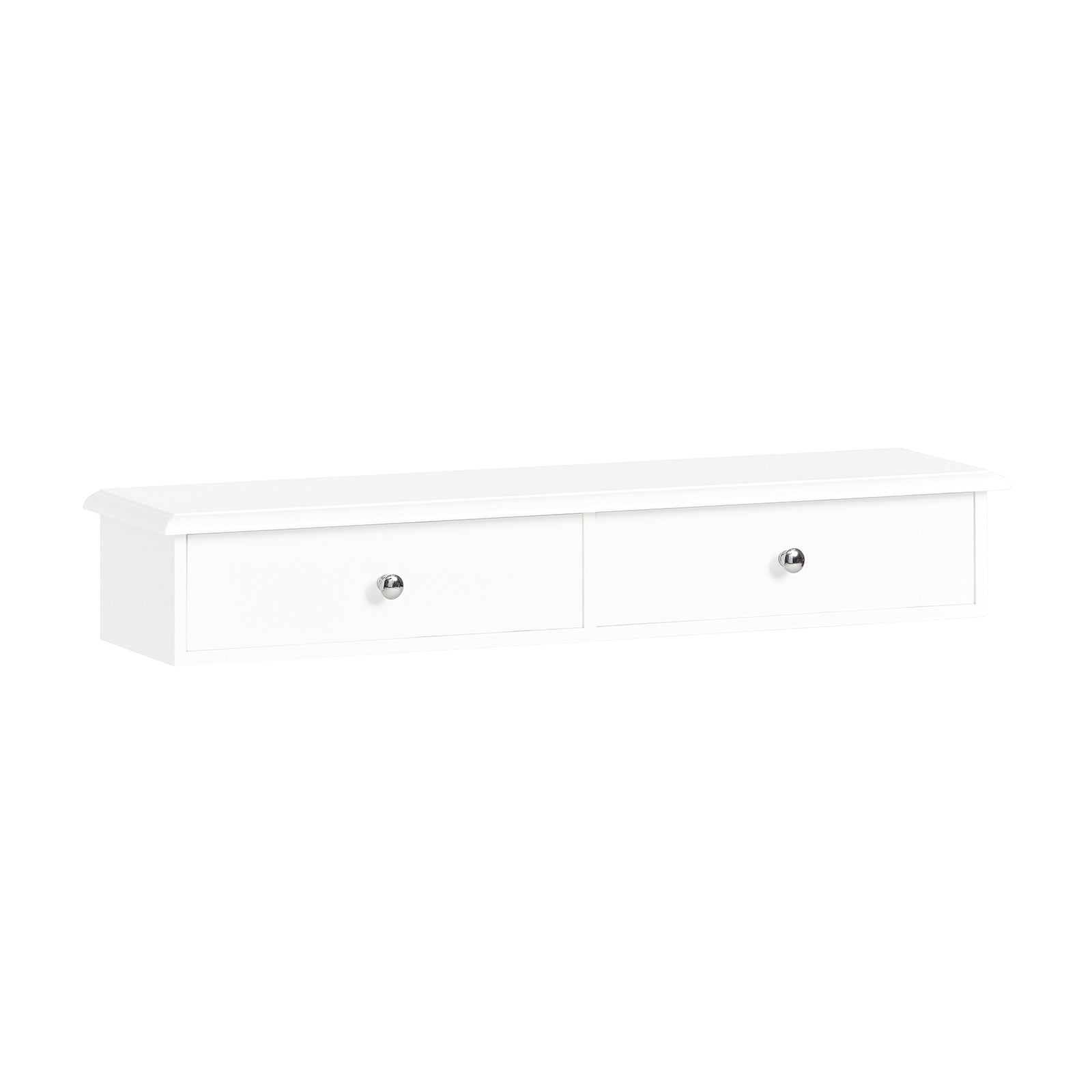 SoBuy FRG43-W Mensola con cassetti, Libreria, porta gioielli a chiavi,bianco