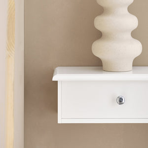 SoBuy FRG43-W Mensola con cassetti, Libreria, porta gioielli a chiavi,bianco