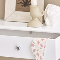 SoBuy FRG43-W Mensola con cassetti, Libreria, porta gioielli a chiavi,bianco