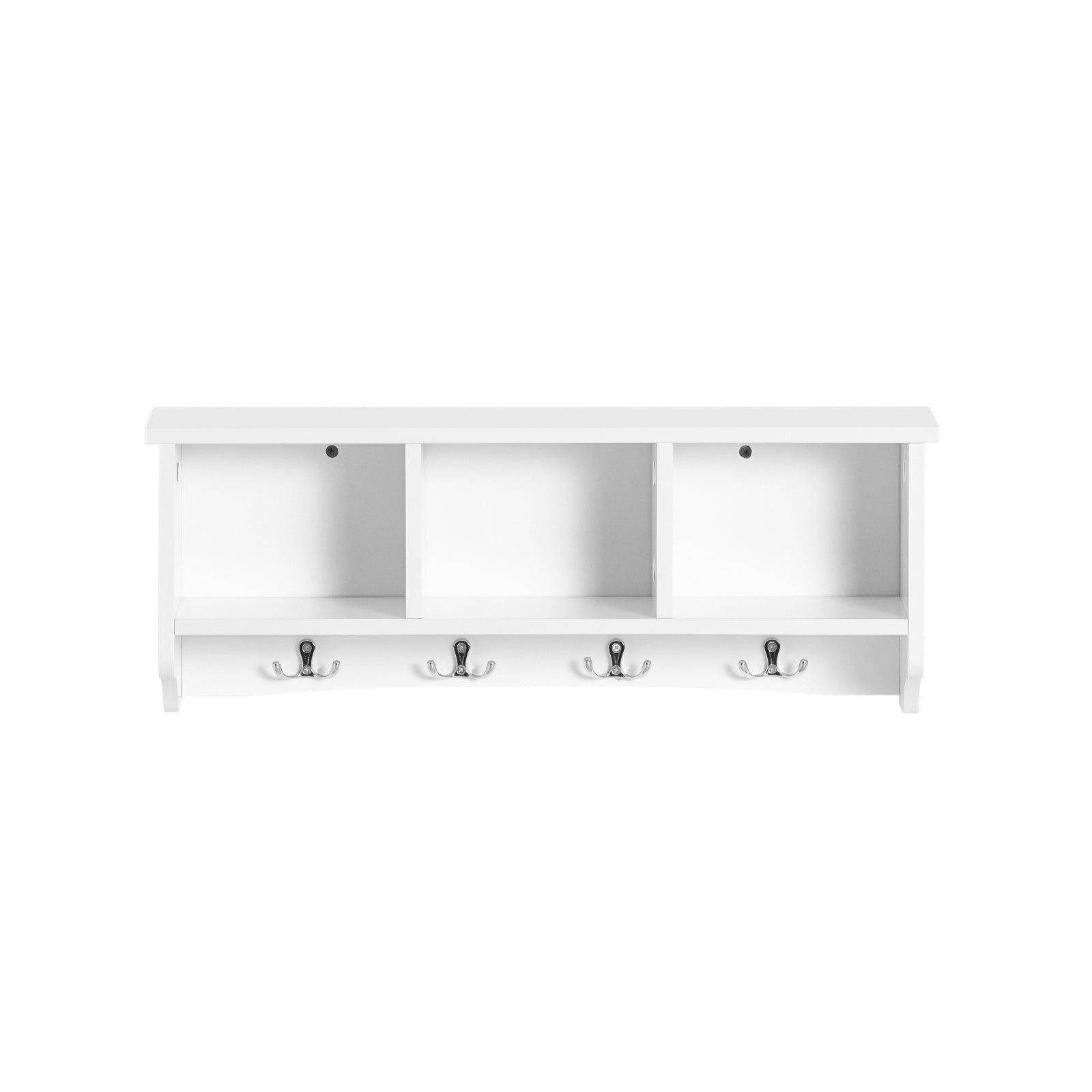 Portachiavi da parete Appendichiavi Appendiabiti Mensola da bagno L60cm Bianco FRG48-W