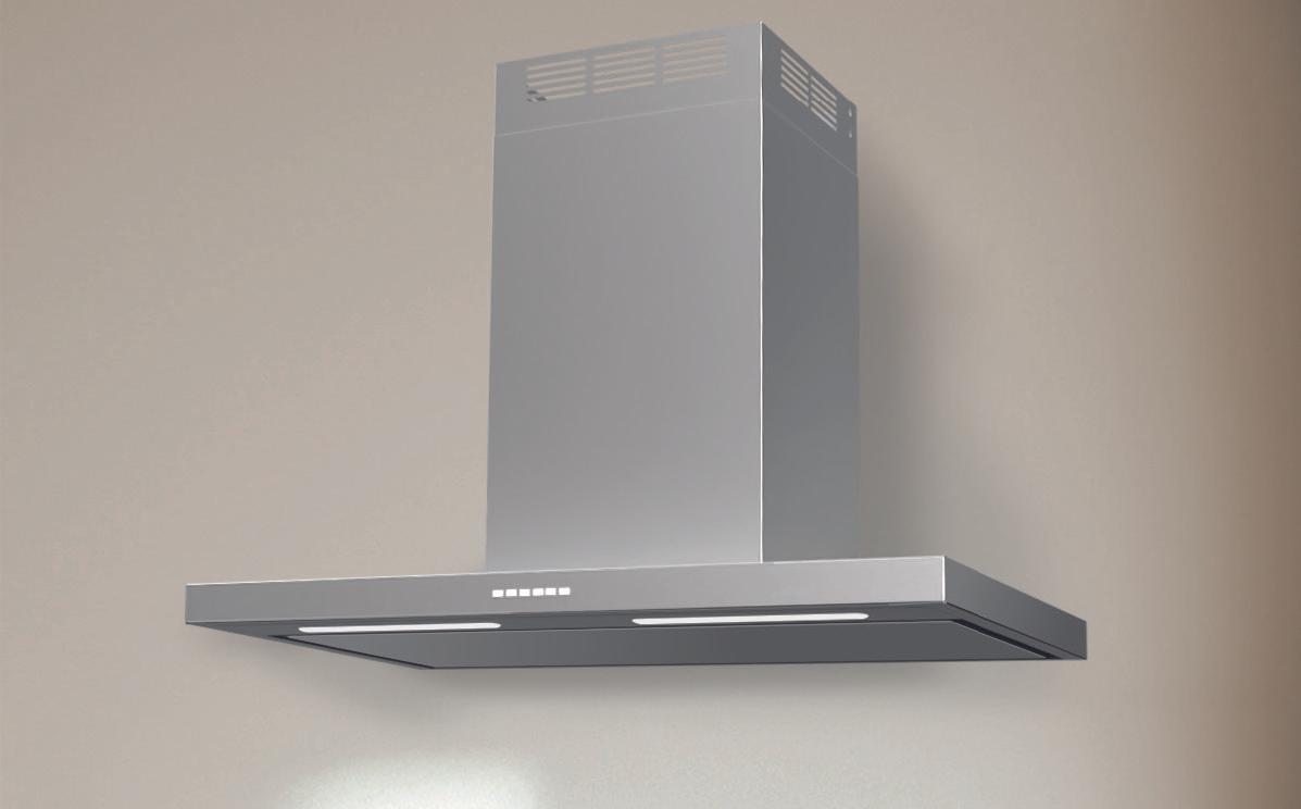 CAPPA LEA PARETE cm 90 - Drydrop â€“ Inox - 800 m3/h