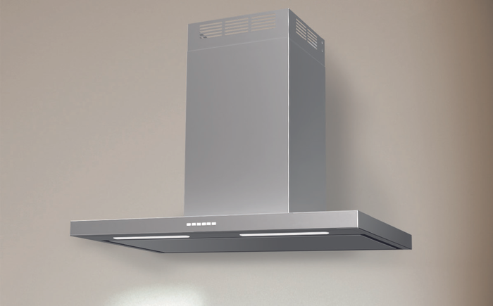 CAPPA LEA PARETE cm 90 - Drydrop â€“ Inox - 800 m3/h