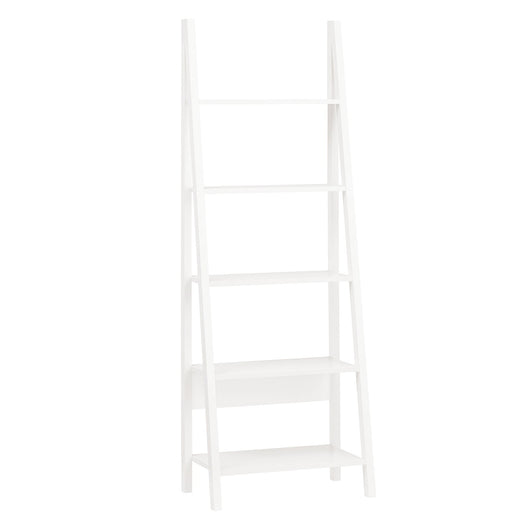  scaffale a scala moderno con cinque ripiani. colore: bianco FRG61-W,IT