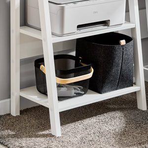  scaffale a scala moderno con cinque ripiani. colore: bianco FRG61-W,IT