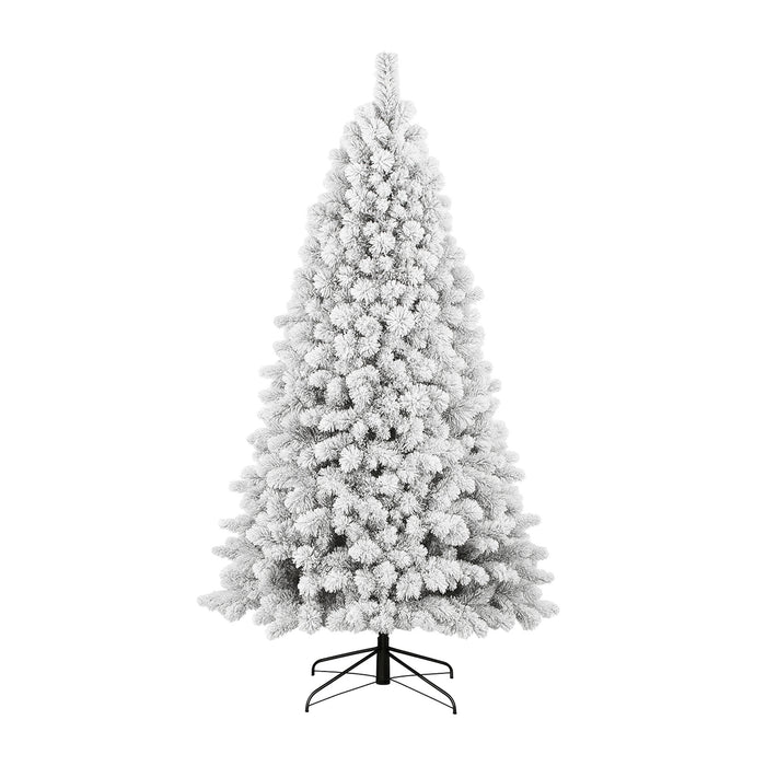 Shinny - Albero di Natale Innevato in PE, PVC e PP Ø116x210H cm, 1339 Punte