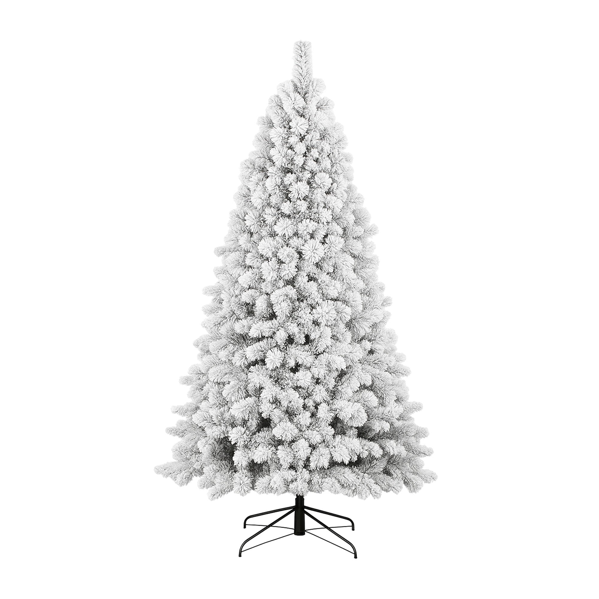 Shinny - Albero di Natale Innevato in PE, PVC e PP Ø132x240H cm, 1894 Punte