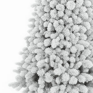 Shinny - Albero di Natale Innevato in PE, PVC e PP Ø132x240H cm, 1894 Punte