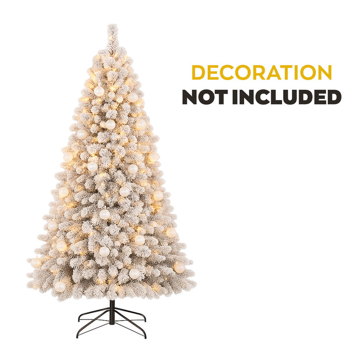 Shinny - Albero di Natale Innevato in PE, PVC e PP Ø132x240H cm, 1894 Punte