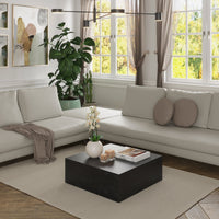 Tavolino da salotto Obsydian - cm 80 X 80 H. 28 | Duzzle