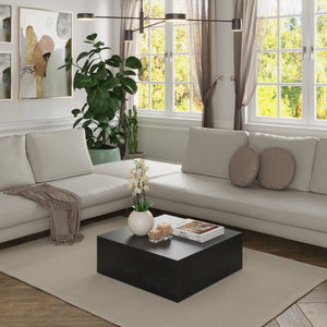 Tavolino da salotto Obsydian - cm 80 X 80 H. 28 | Duzzle