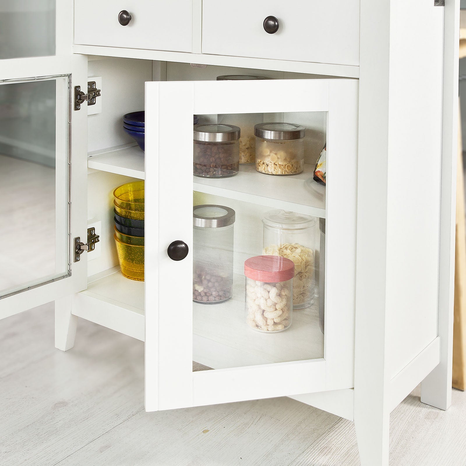 Base Credenza,Mobile ingresso,Armadietto da soggiorno,bianco, FSB05-W