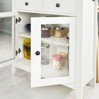 Base Credenza,Mobile ingresso,Armadietto da soggiorno,bianco, FSB05-W