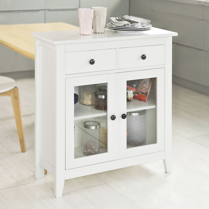 Base Credenza,Mobile ingresso,Armadietto da soggiorno,bianco, FSB05-W